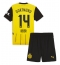 Borussia Dortmund Maximilian Beier #14 Replika Hemmatröja Barn 2024-25 Kortärmad (+ byxor)