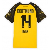 Borussia Dortmund Maximilian Beier #14 Replika Hemmatröja Dam 2025-26 Kortärmad