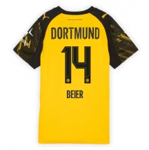 Borussia Dortmund Maximilian Beier #14 Replika Hemmatröja Dam 2025-26 Kortärmad