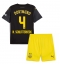 Borussia Dortmund Nico Schlotterbeck #4 Replika Bortatröja Barn 2024-25 Kortärmad (+ byxor)