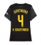 Borussia Dortmund Nico Schlotterbeck #4 Replika Bortatröja Dam 2024-25 Kortärmad