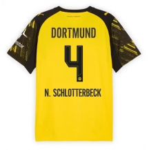 Borussia Dortmund Nico Schlotterbeck #4 Replika Hemmatröja 2025-26 Kortärmad