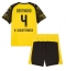 Borussia Dortmund Nico Schlotterbeck #4 Replika Hemmatröja Barn 2025-26 Kortärmad (+ byxor)
