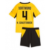 Borussia Dortmund Nico Schlotterbeck #4 Replika Hemmatröja Barn 2026-27 Kortärmad (+ byxor)