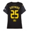 Borussia Dortmund Niklas Sule #25 Replika Bortatröja Dam 2024-25 Kortärmad