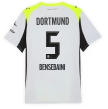Borussia Dortmund Ramy Bensebaini #5 Replika Bortatröja 2025-26 Kortärmad