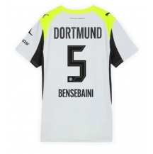 Borussia Dortmund Ramy Bensebaini #5 Replika Bortatröja Dam 2025-26 Kortärmad