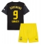 Borussia Dortmund Serhou Guirassy #9 Replika Bortatröja Barn 2024-25 Kortärmad (+ byxor)