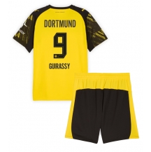 Borussia Dortmund Serhou Guirassy #9 Replika Hemmatröja Barn 2025-26 Kortärmad (+ byxor)