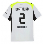 Borussia Dortmund Yan Couto #2 Replika Bortatröja 2025-26 Kortärmad