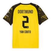 Borussia Dortmund Yan Couto #2 Replika Hemmatröja 2025-26 Kortärmad