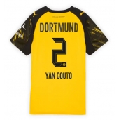 Borussia Dortmund Yan Couto #2 Replika Hemmatröja Dam 2025-26 Kortärmad