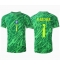 Brasilien Alisson Becker #1 Målvakt Replika Hemmatröja Copa America 2024 Kortärmad