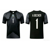 Brasilien Alisson Becker #1 Målvakt Replika Hemmatröja VM 2026 Kortärmad