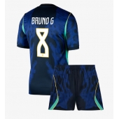 Brasilien Bruno Guimaraes #8 Replika Bortatröja Barn VM 2026 Kortärmad (+ byxor)