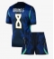 Brasilien Bruno Guimaraes #8 Replika Bortatröja Barn VM 2026 Kortärmad (+ byxor)