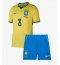 Brasilien Bruno Guimaraes #8 Replika Hemmatröja Barn VM 2026 Kortärmad (+ byxor)