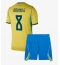 Brasilien Bruno Guimaraes #8 Replika Hemmatröja Barn VM 2026 Kortärmad (+ byxor)