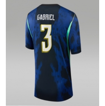 Brasilien Gabriel Magalhaes #3 Replika Bortatröja Dam VM 2026 Kortärmad