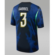 Brasilien Gabriel Magalhaes #3 Replika Bortatröja VM 2026 Kortärmad