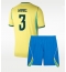Brasilien Gabriel Magalhaes #3 Replika Hemmatröja Barn VM 2026 Kortärmad (+ byxor)