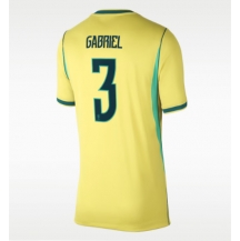Brasilien Gabriel Magalhaes #3 Replika Hemmatröja Dam VM 2026 Kortärmad