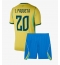 Brasilien Lucas Paqueta #20 Replika Hemmatröja Barn VM 2026 Kortärmad (+ byxor)
