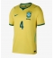 Brasilien Marquinhos #4 Replika Hemmatröja VM 2026 Kortärmad