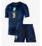 Brasilien Matheus Cunha #9 Replika Bortatröja Barn VM 2026 Kortärmad (+ byxor)