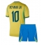 Brasilien Neymar Jr #10 Replika Hemmatröja Barn VM 2026 Kortärmad (+ byxor)