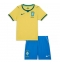 Brasilien Replika Hemmatröja Barn VM 2026 Kortärmad (+ byxor)