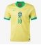 Brasilien Rodrygo Goes #10 Replika Hemmatröja Copa America 2024 Kortärmad