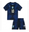 Brasilien Vinicius Junior #10 Replika Bortatröja Barn VM 2026 Kortärmad (+ byxor)