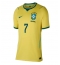 Brasilien Vinicius Junior #7 Replika Hemmatröja Dam VM 2026 Kortärmad