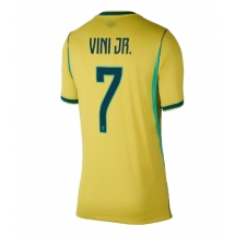 Brasilien Vinicius Junior #7 Replika Hemmatröja Dam VM 2026 Kortärmad