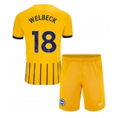 Brighton Danny Welbeck #18 Replika Bortatröja Barn 2024-25 Kortärmad (+ byxor)