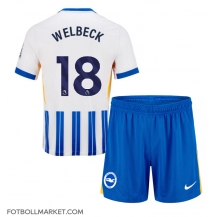 Brighton Danny Welbeck #18 Replika Hemmatröja Barn 2024-25 Kortärmad (+ byxor)