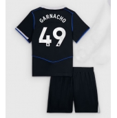Chelsea Alejandro Garnacho #49 Replika Tredjetröja Barn 2025-26 Kortärmad (+ byxor)