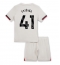 Chelsea Estevao Willian #41 Replika Bortatröja Barn 2025-26 Kortärmad (+ byxor)