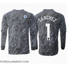 Chelsea Robert Sanchez #1 Målvakt Replika Bortatröja 2024-25 Långärmad