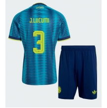Colombia Jhon Lucumi #3 Replika Bortatröja Barn VM 2026 Kortärmad (+ byxor)