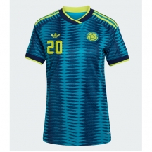 Colombia Juan Fernando Quintero #20 Replika Bortatröja Dam VM 2026 Kortärmad