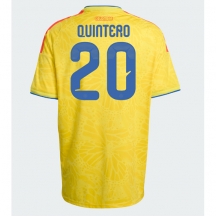 Colombia Juan Fernando Quintero #20 Replika Hemmatröja VM 2026 Kortärmad