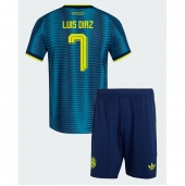 Colombia Luis Diaz #7 Replika Bortatröja Barn VM 2026 Kortärmad (+ byxor)