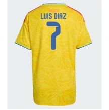 Colombia Luis Diaz #7 Replika Hemmatröja Dam VM 2026 Kortärmad