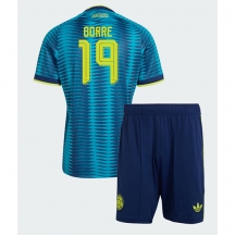 Colombia Rafael Santos Borre #19 Replika Bortatröja Barn VM 2026 Kortärmad (+ byxor)