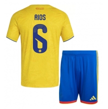Colombia Richard Rios #6 Replika Hemmatröja Barn VM 2026 Kortärmad (+ byxor)