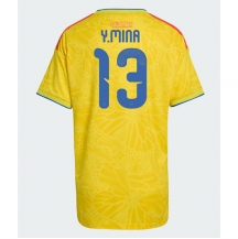 Colombia Yerry Mina #13 Replika Hemmatröja Dam VM 2026 Kortärmad