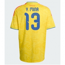 Colombia Yerry Mina #13 Replika Hemmatröja VM 2026 Kortärmad