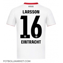 Eintracht Frankfurt Hugo Larsson #16 Replika Bortatröja 2025-26 Kortärmad